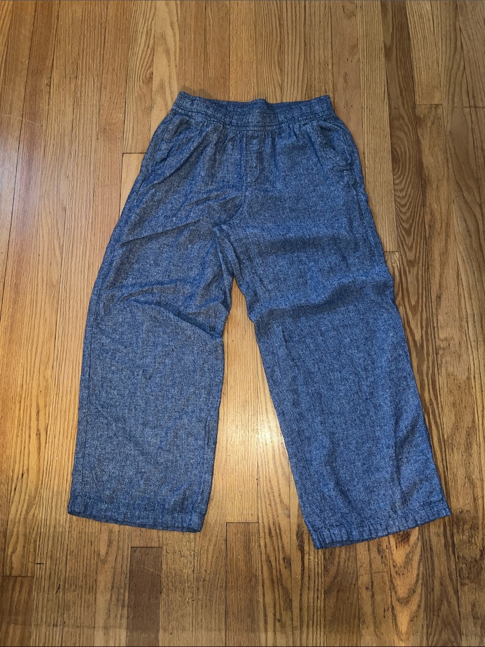 Women’s Relaxed Blue Wide-Leg Pants